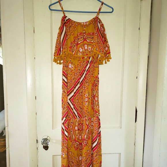 NWT Forever 21 Maxi Boho inspired dress - Picture 1 of 6